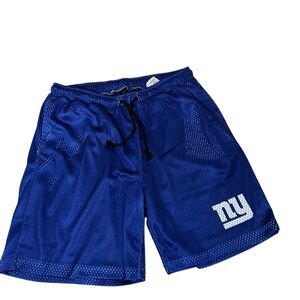 NWT Foco| Men New York Giants Royal Blue Colorblock Mesh Shorts -Size M
